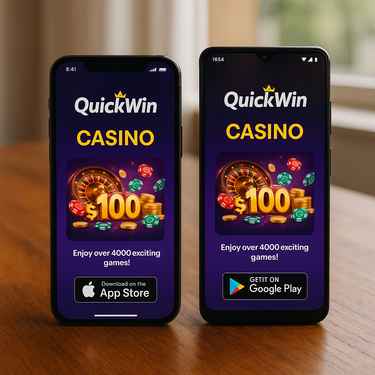 QuickWin Casino - Böngészőalapú Platform - iOS és Android Kompatibilis